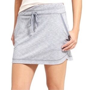 Athleta Techie Terry Mini Skirt Gray Women’s Size S